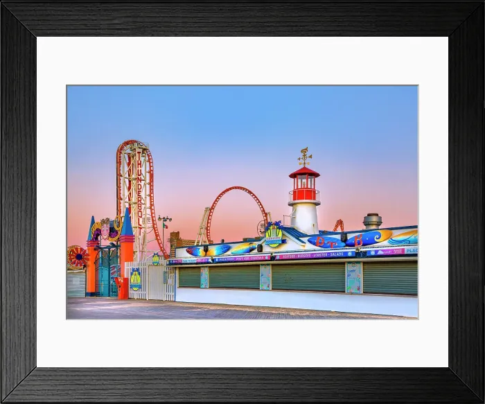 Framed Print : New York, Brooklyn, Coney Island Amusement Park Framed Print : New York, Brooklyn, Coney Island Amusement Park