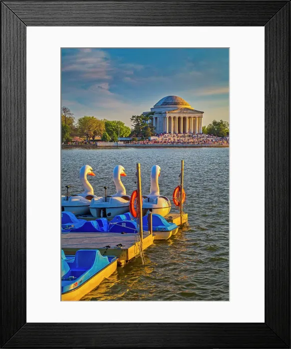 Framed Print : Washington, D.C. Jefferson Memorial During Springtime Framed Print : Washington, D.C. Jefferson Memorial During Springtime