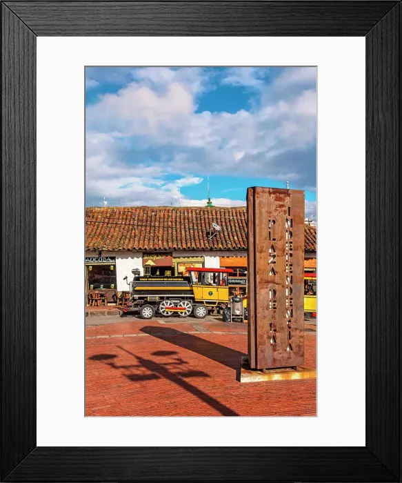 Framed Print : Colombia, Cundinamarca, Zipaquira, Independence Square (Plaza de la Independencia) Framed Print : Colombia, Cundinamarca, Zipaquira, Independence Square (Plaza de la Independencia)