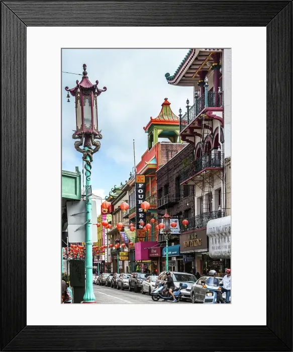 Framed Print : USA, California, San Francisco, Chinatown Framed Print : USA, California, San Francisco, Chinatown