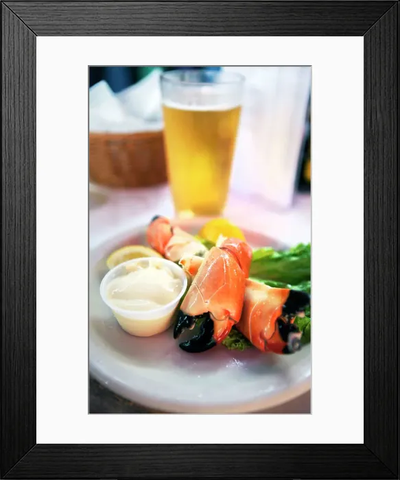 Framed Print : Florida, Captiva Island, Stone Crab claws Framed Print : Florida, Captiva Island, Stone Crab claws
