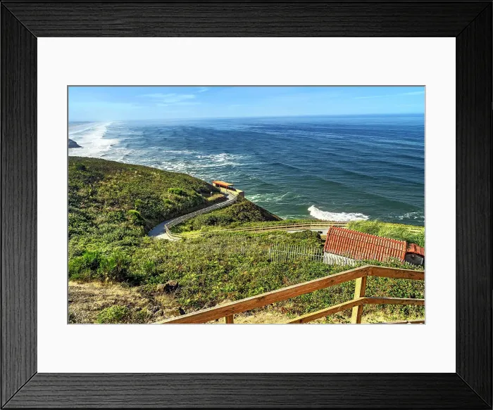 Framed Print : Oregon Coast along U.S. Highway 101