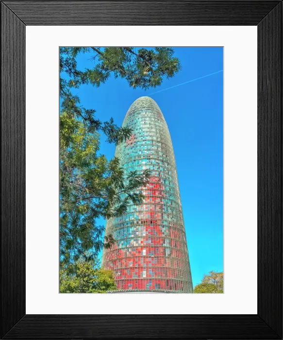 Framed Print : Spain, Barcelona, Torre Agbar Framed Print : Spain, Barcelona, Torre Agbar