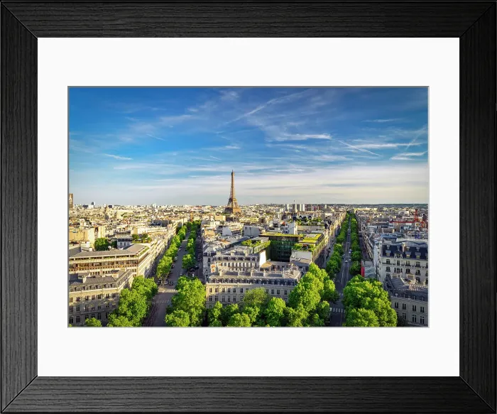 Framed Print : France, Paris, cityscape with Eiffel Tower Framed Print : France, Paris, cityscape with Eiffel Tower