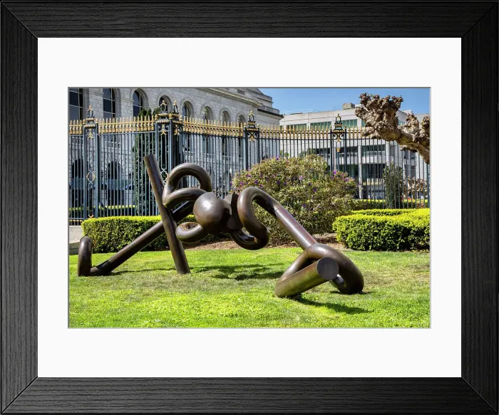 Framed Print : California, San Francisco, War Memorial and Performing Arts Center, Sculpture at Herbst Theater Framed Print : California, San Francisco, War Memorial and Performing Arts Center, Sculpture at Herbst Theater