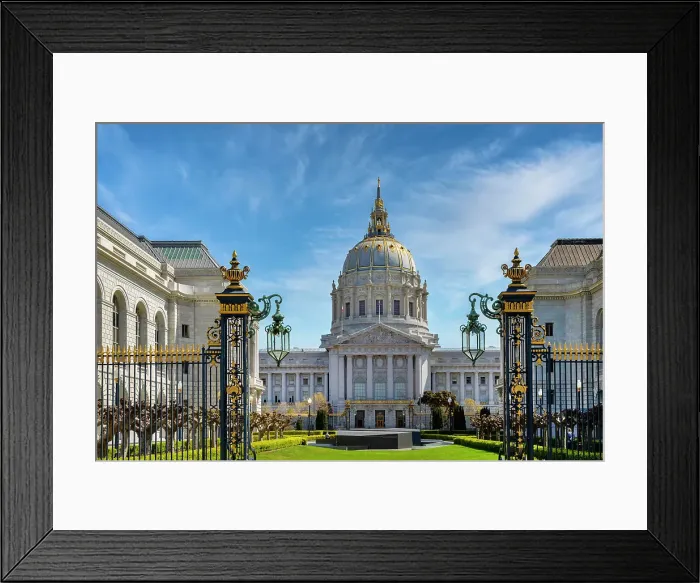 Framed Print : California, San Francisco, City Hall