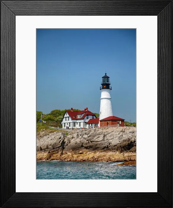 Framed Print : Maine, Portland, Atlantic Ocean, New England, Cape Elizabeth Lighthouse, Portland Head Light at Cape Elizabeth Framed Print : Maine, Portland, Atlantic Ocean, New England, Cape Elizabeth Lighthouse, Portland Head Light at Cape Elizabeth