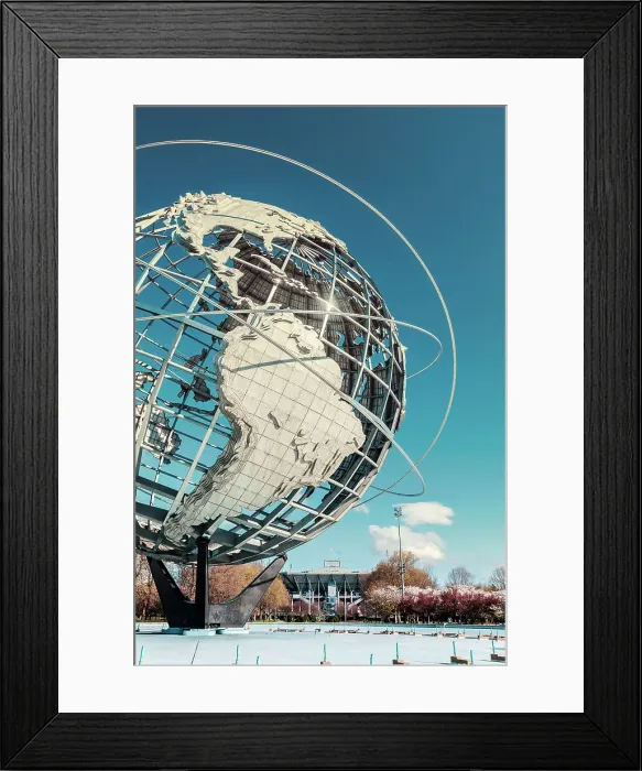 Framed Print : New York, Queens, Flushing Meadows-Corona Park Framed Print : New York, Queens, Flushing Meadows-Corona Park