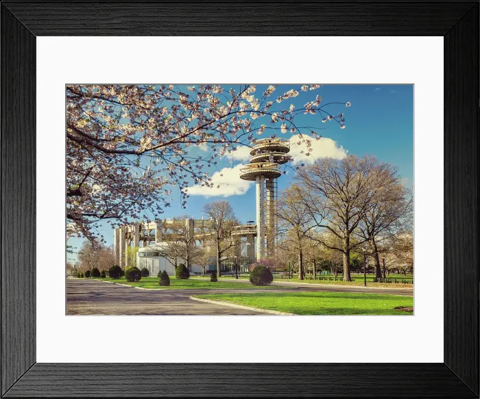 Framed Print : New York, Queens, Flushing Meadows-Corona Park
