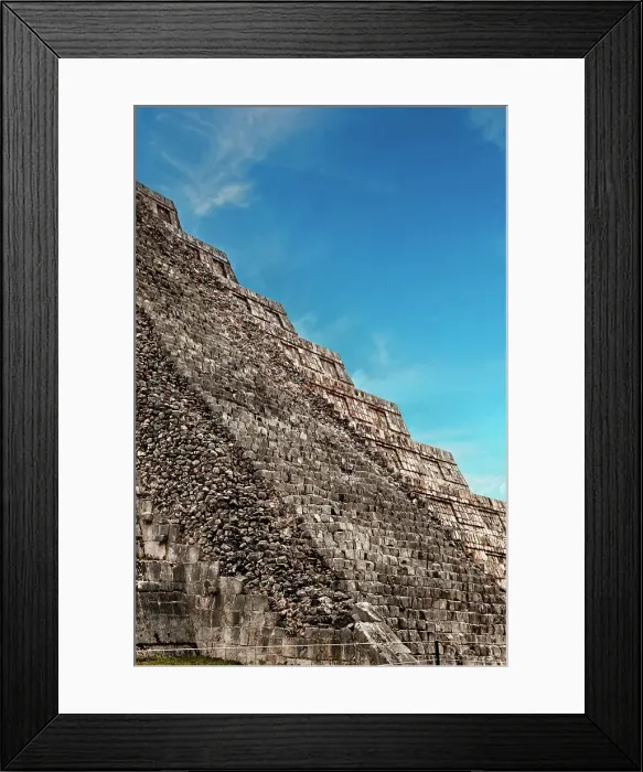 Framed Print : Mexico, Yucatan, Chichen Itza, El Castillo