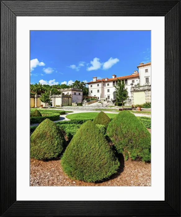 Framed Print : Florida, Miami, Coconut Grove, Villa Vizcaya