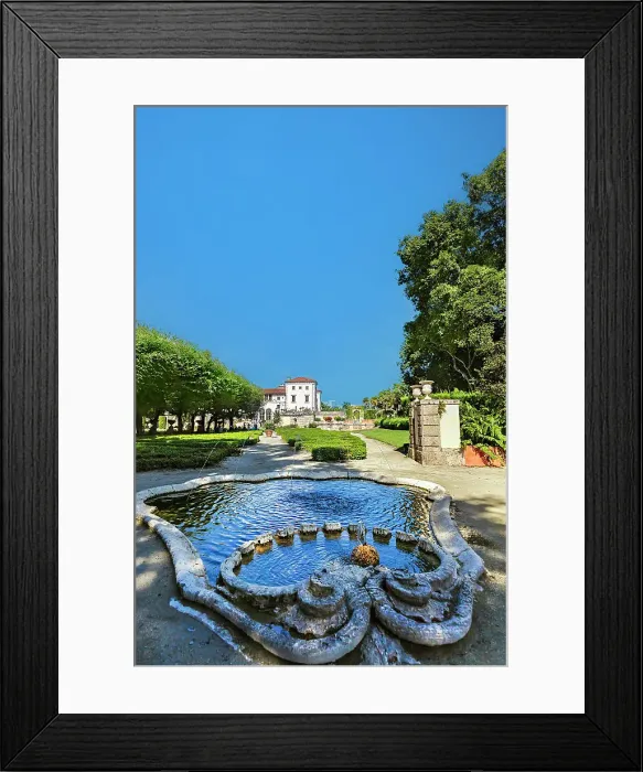 Framed Print : Florida, Miami, Coconut Grove, Villa Vizcaya Framed Print : Florida, Miami, Coconut Grove, Villa Vizcaya