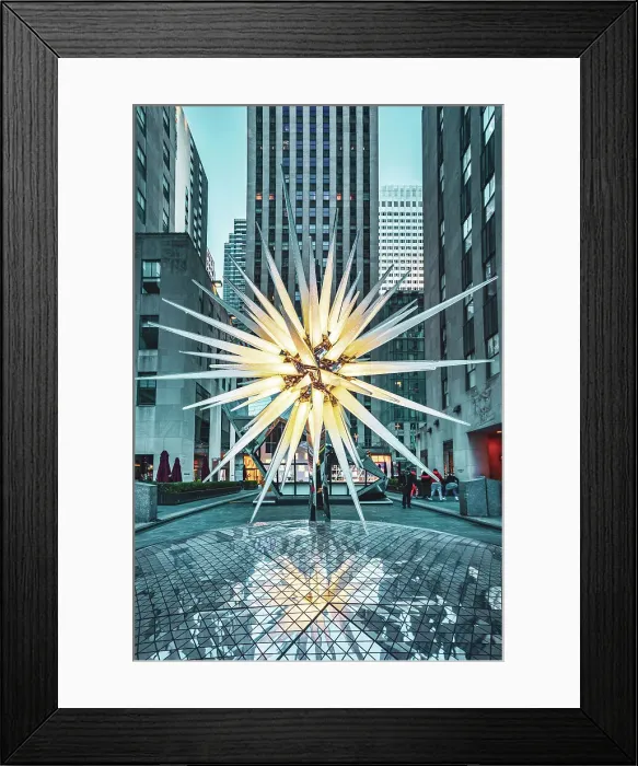 Framed Print : NYC, Rockefeller Center Christmas, Swarovski Star Framed Print : NYC, Rockefeller Center Christmas, Swarovski Star