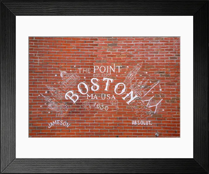 Framed Print : Massachusetts, Boston, Sign for The Point Pub Framed Print : Massachusetts, Boston, Sign for The Point Pub
