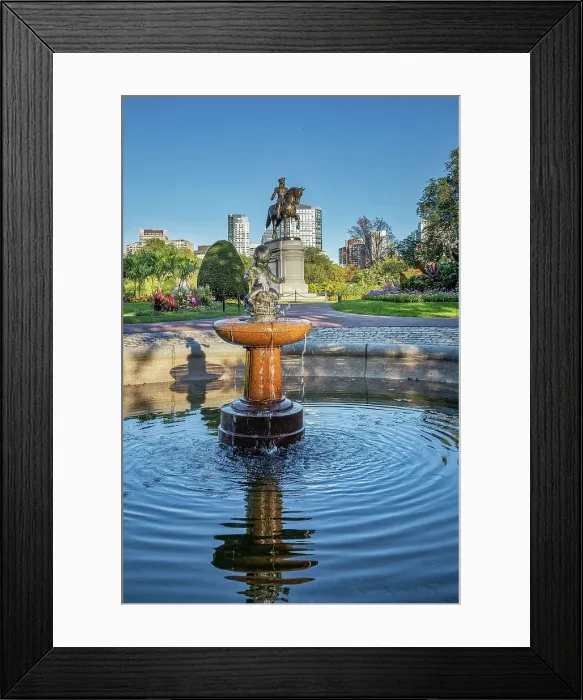Framed Print : Massachusetts, Boston, Boston Common public Park, Boy and Bird fountain Framed Print : Massachusetts, Boston, Boston Common public Park, Boy and Bird fountain