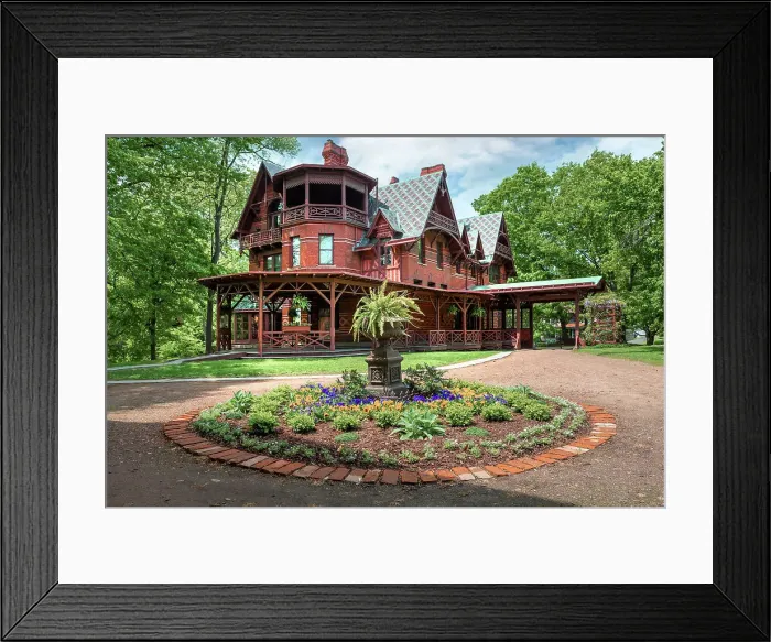 Framed Print : Connecticut, Hartford, Mark Twain House & Museum Framed Print : Connecticut, Hartford, Mark Twain House & Museum