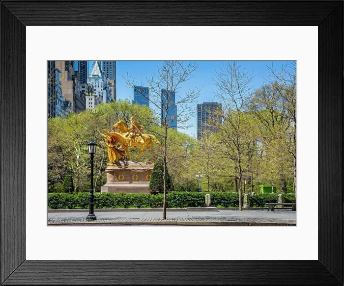 Framed Print : New York City, Manhattan, Grand Army Plaza, General William Tecumseh Sherman Statue Framed Print : New York City, Manhattan, Grand Army Plaza, General William Tecumseh Sherman Statue