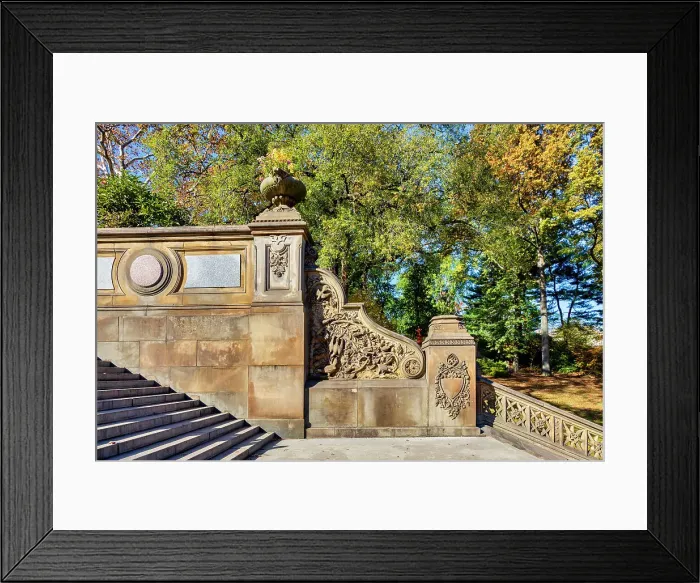 Framed Print : NY, NYC, Central Park, Bethesda Terrace stairs Framed Print : NY, NYC, Central Park, Bethesda Terrace stairs