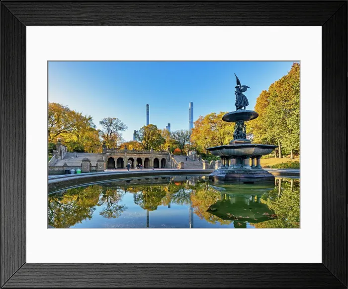 Framed Print : NY, NYC, Central Park, Bethesda Terrace, Bethesda Fountain Framed Print : NY, NYC, Central Park, Bethesda Terrace, Bethesda Fountain