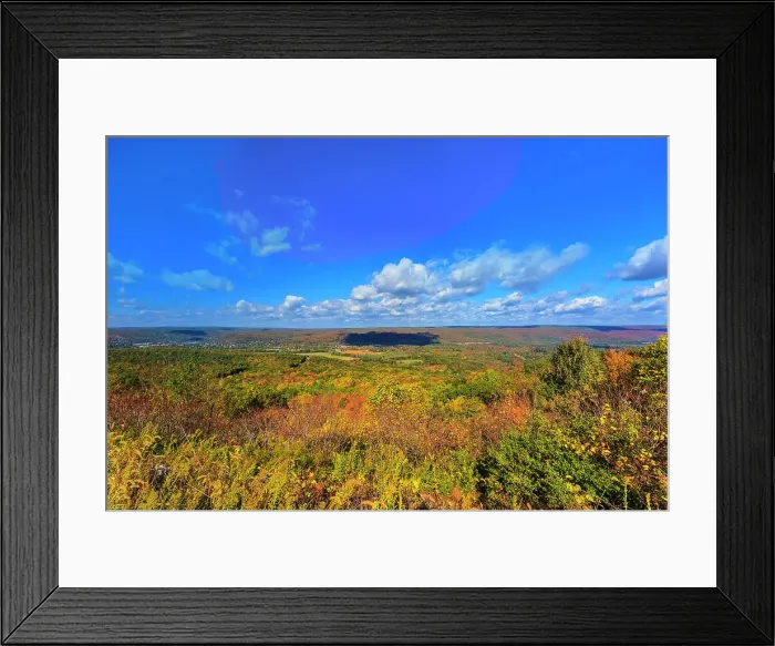 Framed Print : New York State, Route 84 lookout, view towards Ellenville Framed Print : New York State, Route 84 lookout, view towards Ellenville