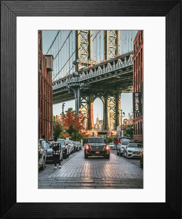 Framed Print : New York, Brooklyn, Dumbo, Manhattan Bridge Framed Print : New York, Brooklyn, Dumbo, Manhattan Bridge