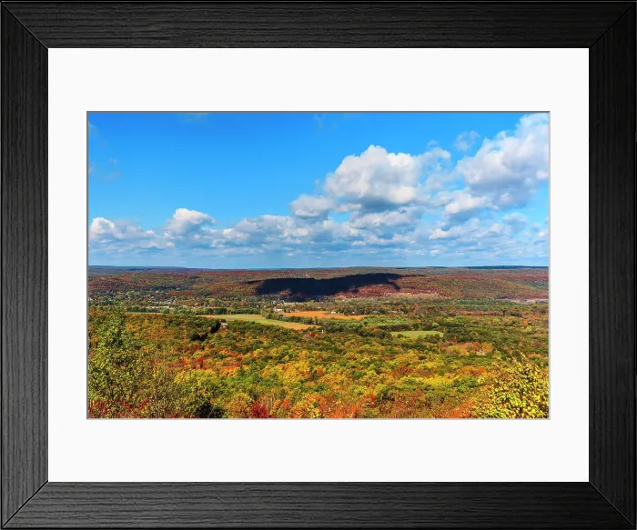 Framed Print : New York State, Route 84 lookout, view towards Ellenville Framed Print : New York State, Route 84 lookout, view towards Ellenville