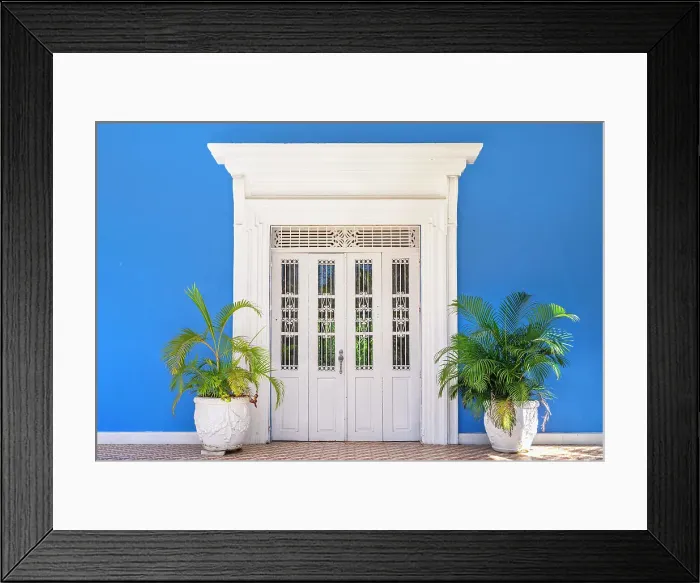 Framed Print : Colombia, Atlantico, Barranquilla, typical architecture Framed Print : Colombia, Atlantico, Barranquilla, typical architecture
