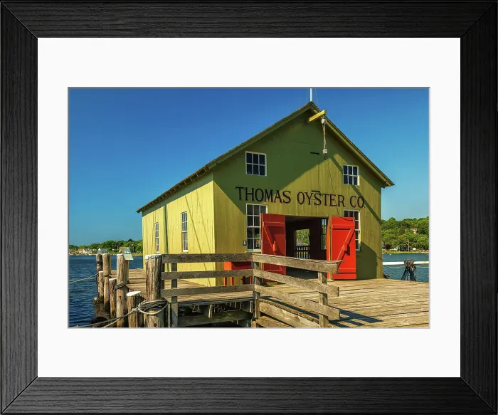 Framed Print : Connecticut, Mystic, Oyster shack at Mystic Seaport Framed Print : Connecticut, Mystic, Oyster shack at Mystic Seaport