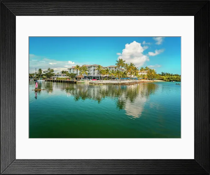 Framed Print : Florida, The Keys, Islamorada, Pelican Cove Framed Print : Florida, The Keys, Islamorada, Pelican Cove