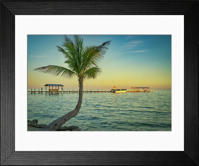 Framed Print : Florida, The Keys, Islamorada, pier and beach at Cheeca Lodge & Spa Framed Print : Florida, The Keys, Islamorada, pier and beach at Cheeca Lodge & Spa