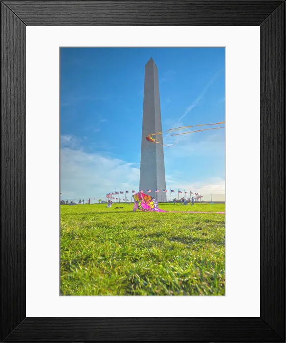 Framed Print : Washington, D.C. Scene at Washington Monument Framed Print : Washington, D.C. Scene at Washington Monument