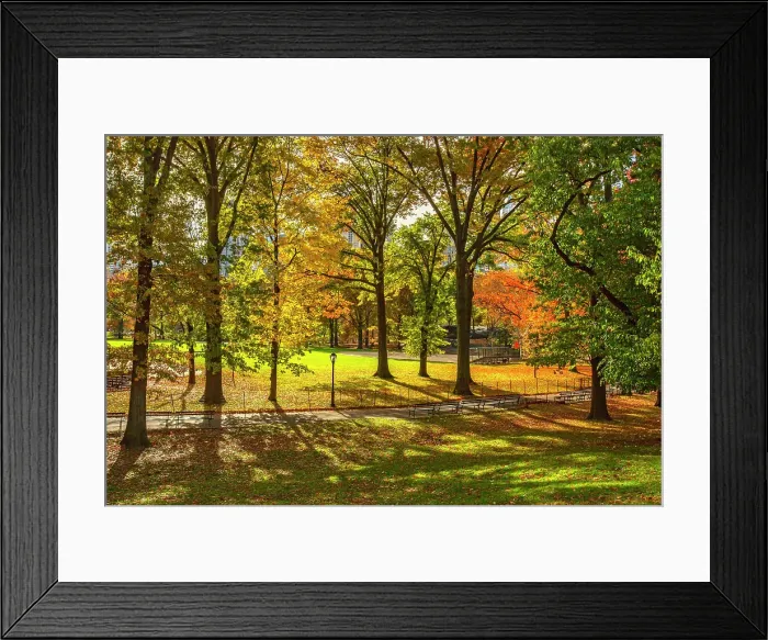 Framed Print : NYC, Manhattan, Central Park, Autumn scene Framed Print : NYC, Manhattan, Central Park, Autumn scene