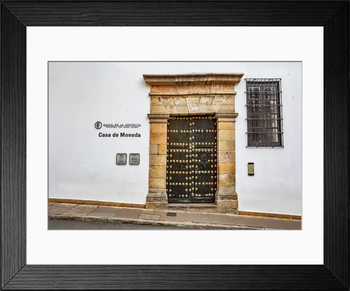 Framed Print : Colombia, Bogota, Casa de Moneda, Banco de La Republica Framed Print : Colombia, Bogota, Casa de Moneda, Banco de La Republica