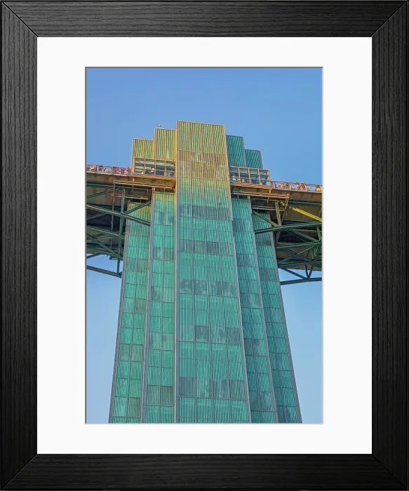 Framed Print : New York, Niagara Falls, Elevator and Observation Deck
