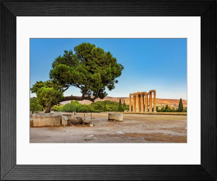 Framed Print : Greece, Athens, Temple of Zeus Framed Print : Greece, Athens, Temple of Zeus