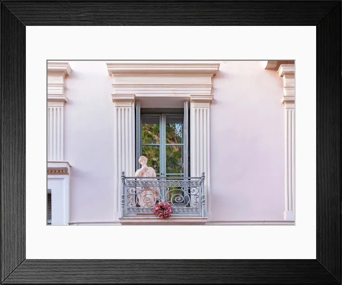 Framed Print : Greece, Athens, Window Balcony in Plaka neighborhood Framed Print : Greece, Athens, Window Balcony in Plaka neighborhood