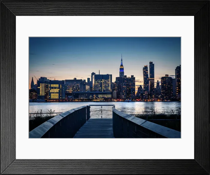 Framed Print : New York City, Midtown Manhattan Skyline Framed Print : New York City, Midtown Manhattan Skyline