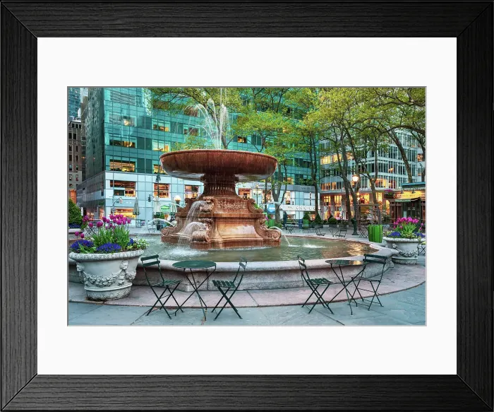 Framed Print : New York City, Manhattan, Bryant Park, Josephine Shaw Lowell Memorial Fountain Framed Print : New York City, Manhattan, Bryant Park, Josephine Shaw Lowell Memorial Fountain