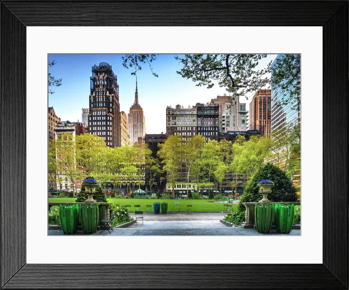 Framed Print : New York City, Manhattan, Midtown, Bryant Park Framed Print : New York City, Manhattan, Midtown, Bryant Park