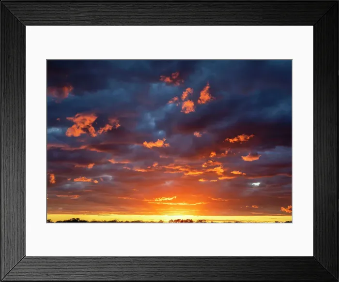Framed Print : Sunset. -01 Framed Print : Sunset. -01