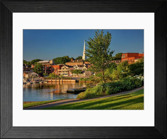 Framed Print : Maine, Camden, Waterfront Scene Framed Print : Maine, Camden, Waterfront Scene