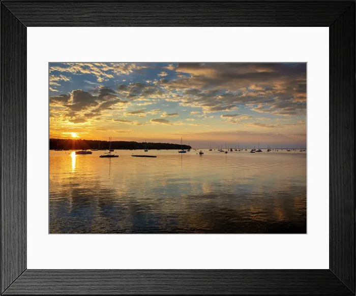 Framed Print : Maine, Belfast, Waterfront Scene Framed Print : Maine, Belfast, Waterfront Scene