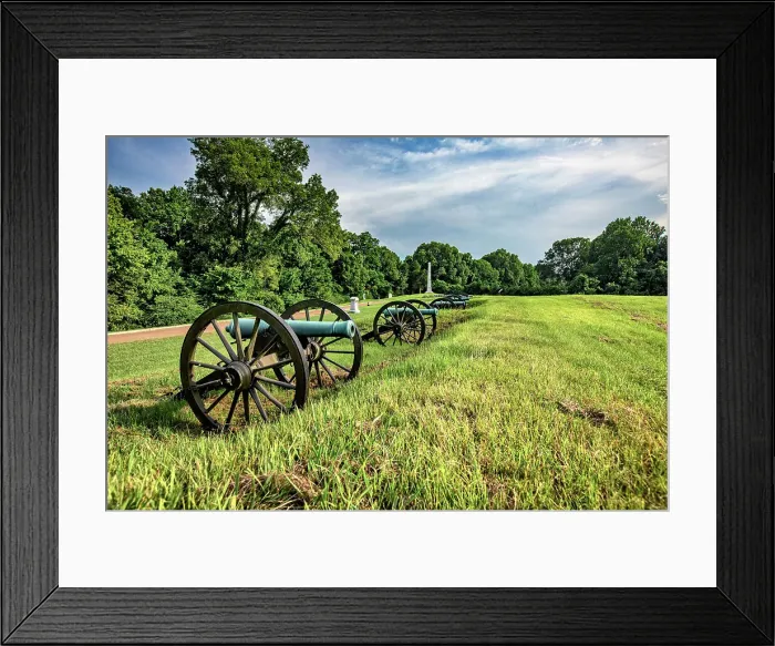Framed Print : Mississippi, Vicksburg, Canon Display at The Vicksburg National Military Park