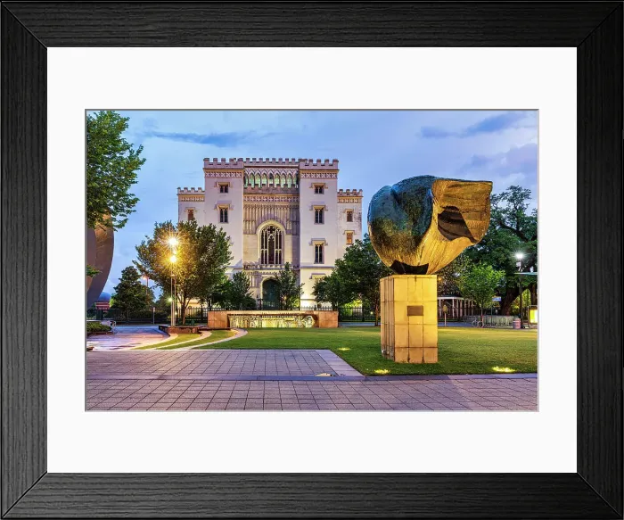 Framed Print : Louisiana, Baton Rouge Old Sate Capitol Building Framed Print : Louisiana, Baton Rouge Old Sate Capitol Building