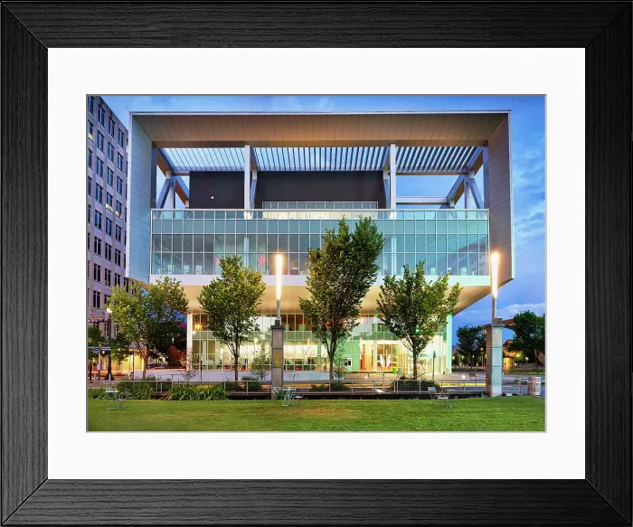 Framed Print : Louisiana, Baton Rouge Library at Galvez Plaza Framed Print : Louisiana, Baton Rouge Library at Galvez Plaza
