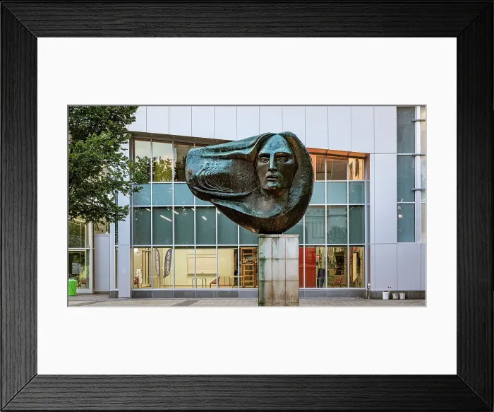Framed Print : Louisiana, Baton Rouge, Oliver Pollock Sculpture by Frank Hayden, Public Library at Galvez Plaza Framed Print : Louisiana, Baton Rouge, Oliver Pollock Sculpture by Frank Hayden, Public Library at Galvez Plaza