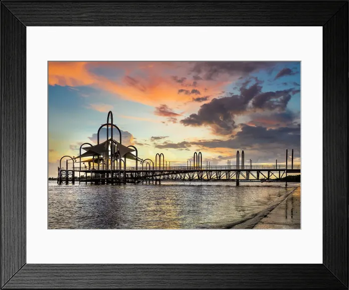 Framed Print : Louisiana, Baton Rouge, Boardwalk Framed Print : Louisiana, Baton Rouge, Boardwalk