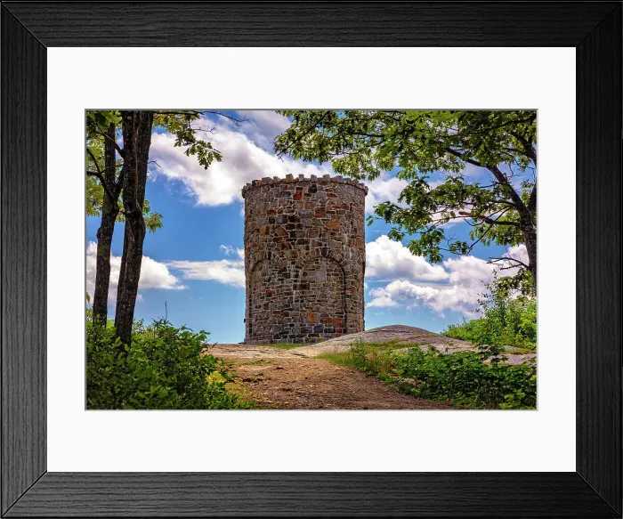Framed Print : Maine, Camden, Mount Battie Tower Framed Print : Maine, Camden, Mount Battie Tower