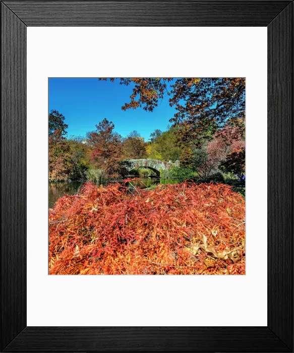 Framed Print : New York City, Manhattan, Central Park, Gapstow Bridge Framed Print : New York City, Manhattan, Central Park, Gapstow Bridge