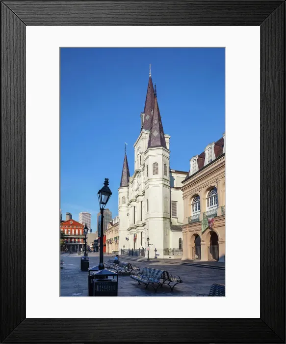 Framed Print : Louisiana, New Orleans, Jackson Square, Saint Louis Cathedral Framed Print : Louisiana, New Orleans, Jackson Square, Saint Louis Cathedral